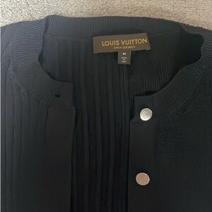 Louis Vuitton uniform cardigan navy size medium